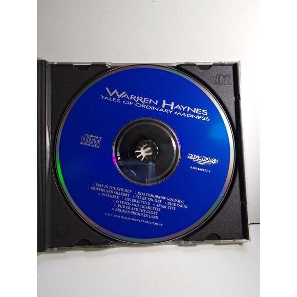 Warren Haynes - Tales of Ordinary Madness CD 1993 Rock Megaforce - Picture 2 of 3